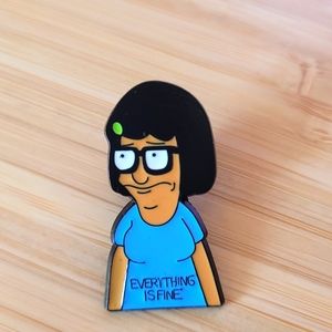 Bobs Burgers Tina Pin with back